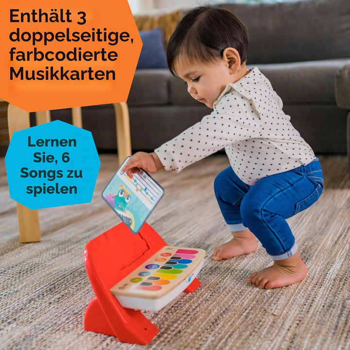 Baby Einstein 12577 Hape Cal's First Melodies Magic Touch Piano Musikspielzeug Klavier aus Holz mit