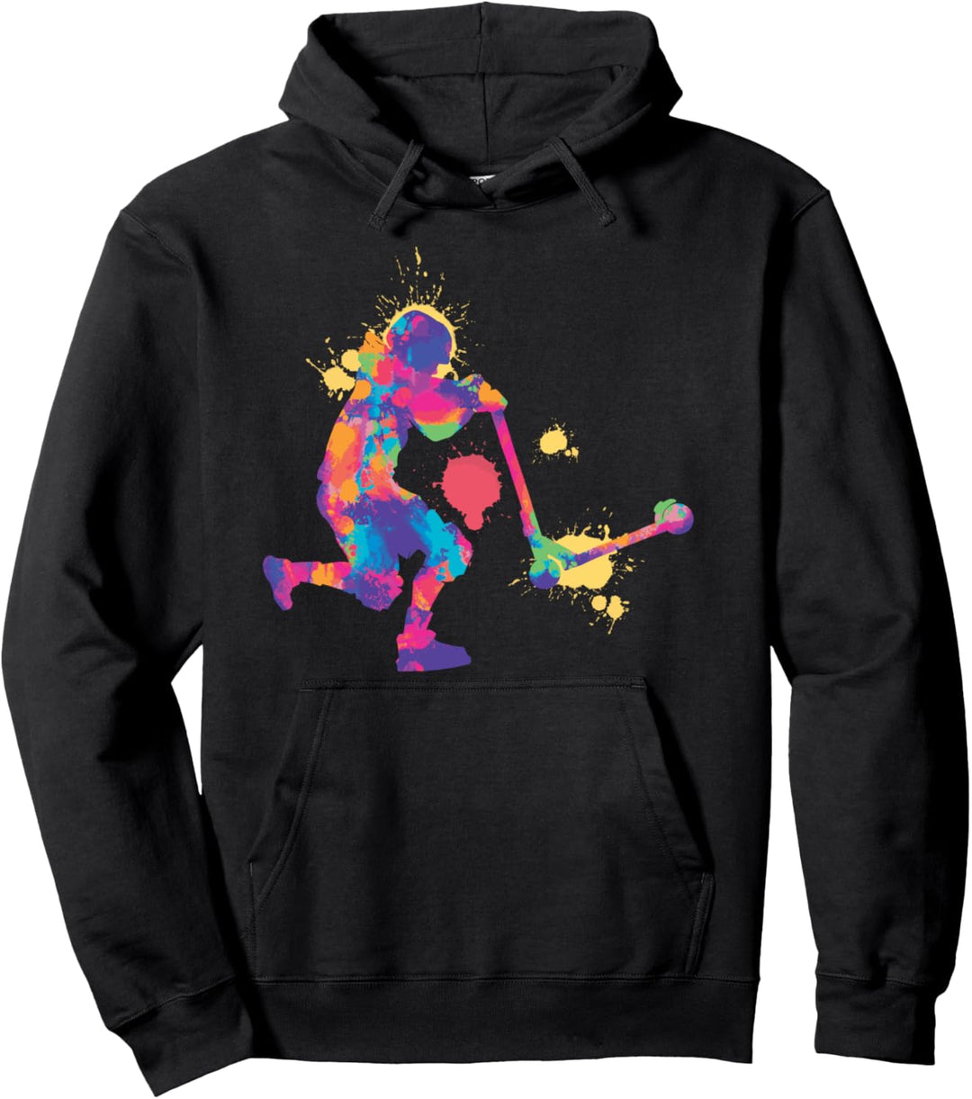 Stunt-Scooter Stunt-Scooter Tretroller retro vintage Pullover Hoodie
