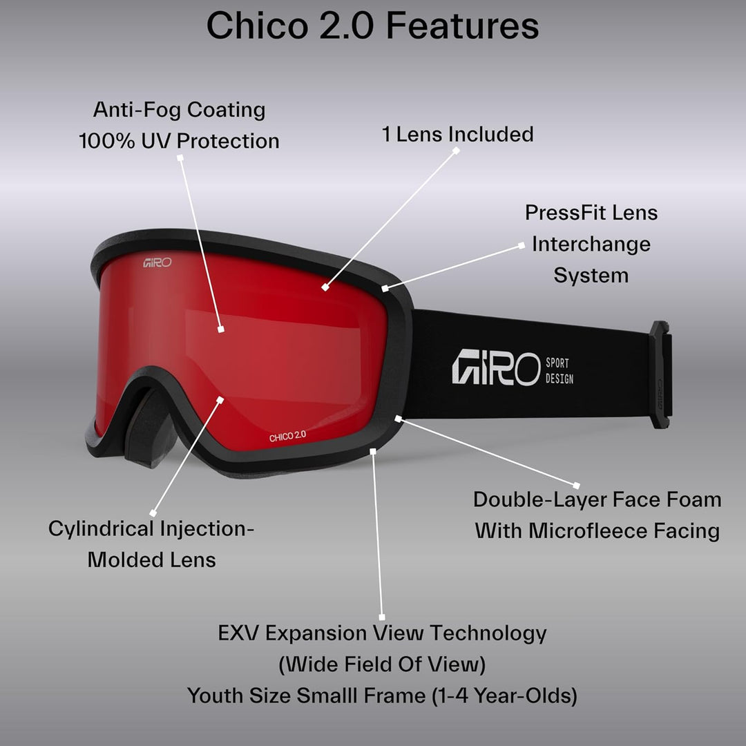 Giro Crue Skihelm für Kinder, Snowboardhelm für Jugendliche, Kleinkinder Jungen und Mädchen (Combo)