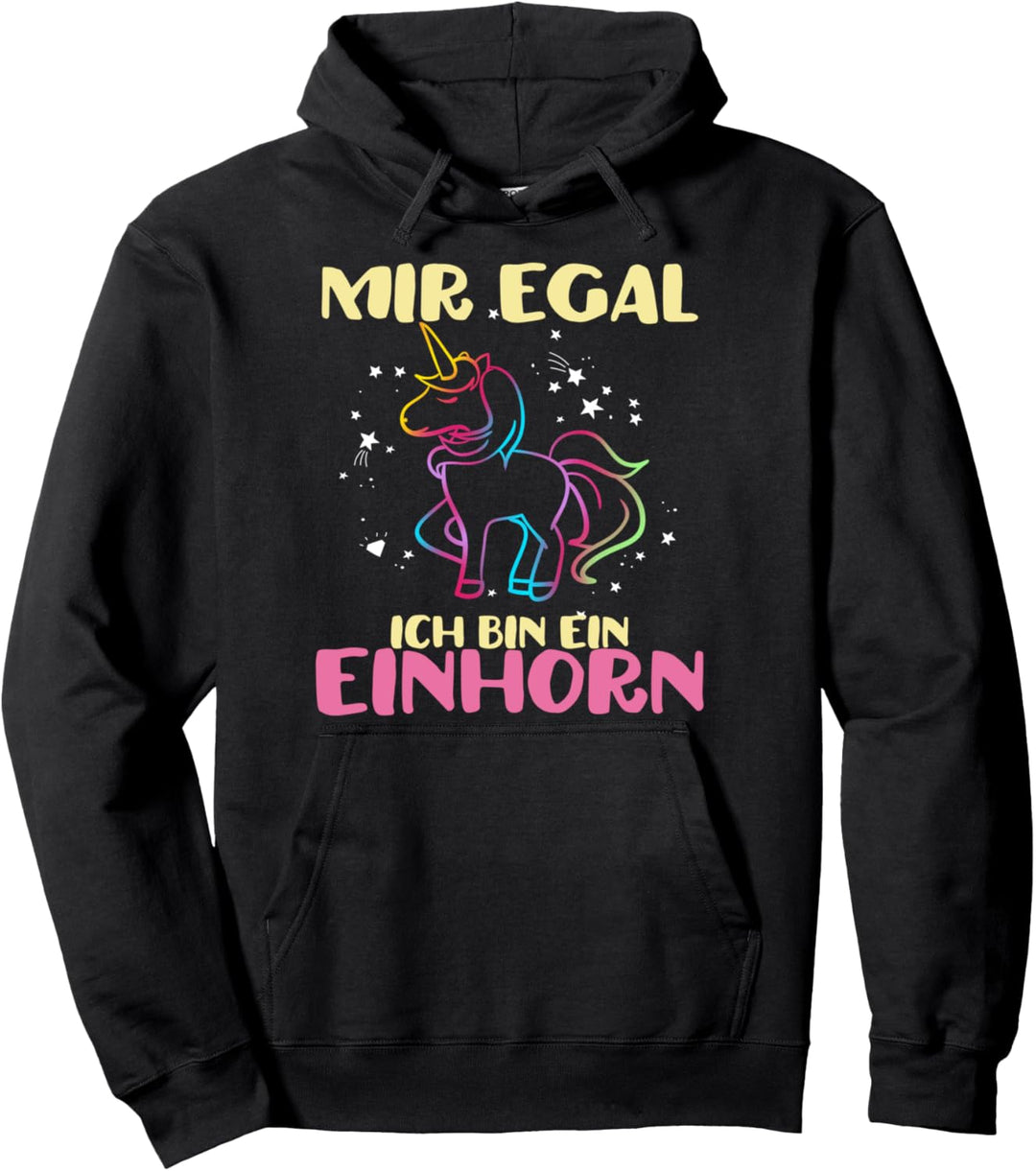 Einhorn Mir Egal Ich Bin Ein Einhorn Fabelwesen Geschenk Pullover Hoodie