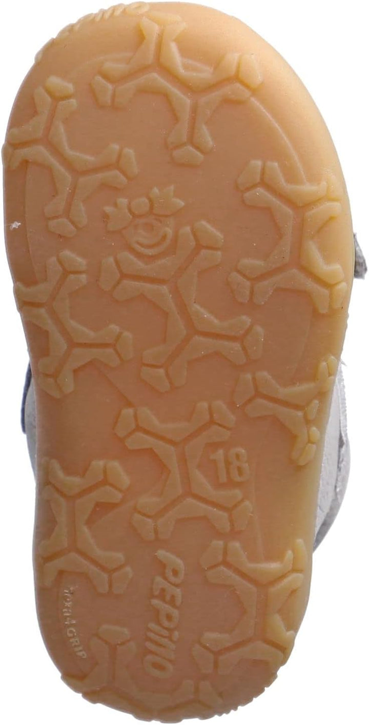PEPINO Ricosta Mädchen und Jungen Stiefel Chrisy,Kinder Boots,WMS:Mittel,terracare, Grau 450