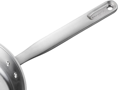 Fiskars All Steel pure Wok 28 cm, Silber, Wok 28 cm