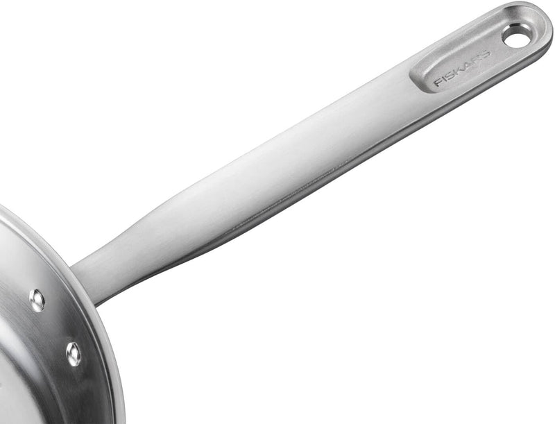 Fiskars All Steel pure Wok 28 cm, Silber, Wok 28 cm