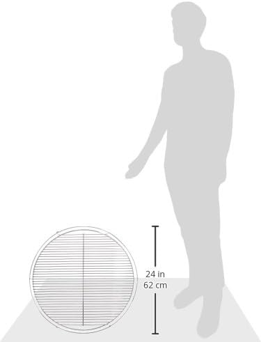 barbecook Junko Praktisches Grillrost aus Chrom als Ersatzteil oder weiteres Grillgitter Fuer Junko