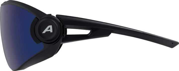 ALPINA 5W1NG QV - Kontrastverstärkende, Selbsttönende & Beschlagfreie Sport- & Fahrradbrille Mit 100