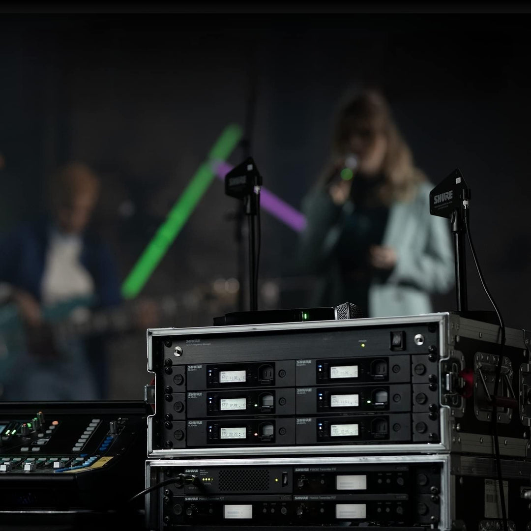 Shure GLXD24+/SM58 Dual Band Pro Digital Wireless Mikrofonsystem für Kirche, Karaoke, Gesang - 12-St