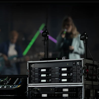 Shure GLXD24+/SM58 Dual Band Pro Digital Wireless Mikrofonsystem für Kirche, Karaoke, Gesang - 12-St