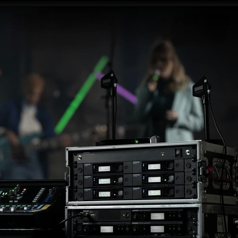 Shure GLXD24+/SM58 Dual Band Pro Digital Wireless Mikrofonsystem für Kirche, Karaoke, Gesang - 12-St