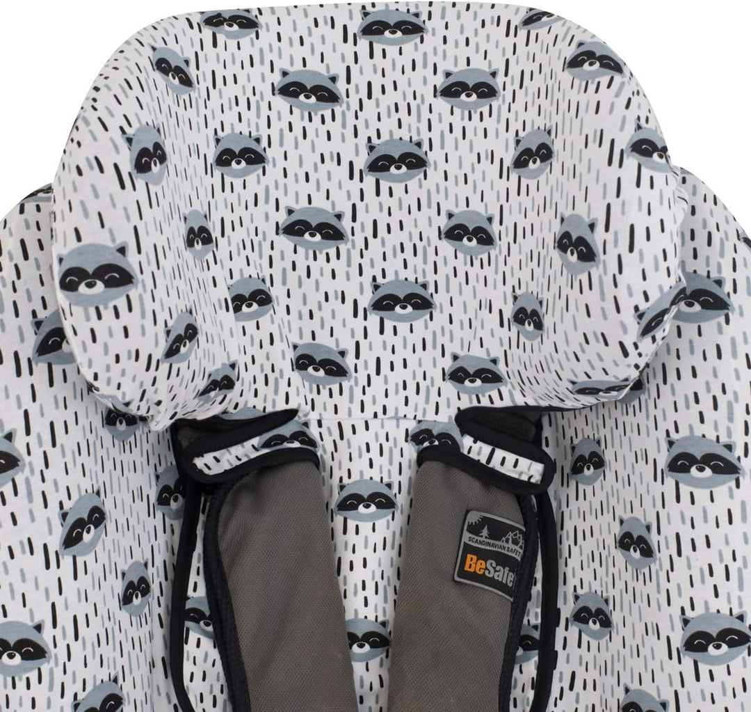 JYOKO KIDS Bezug für Autositze kompatibel mit Besafe Izi Plus (Raccoon), Raccoon