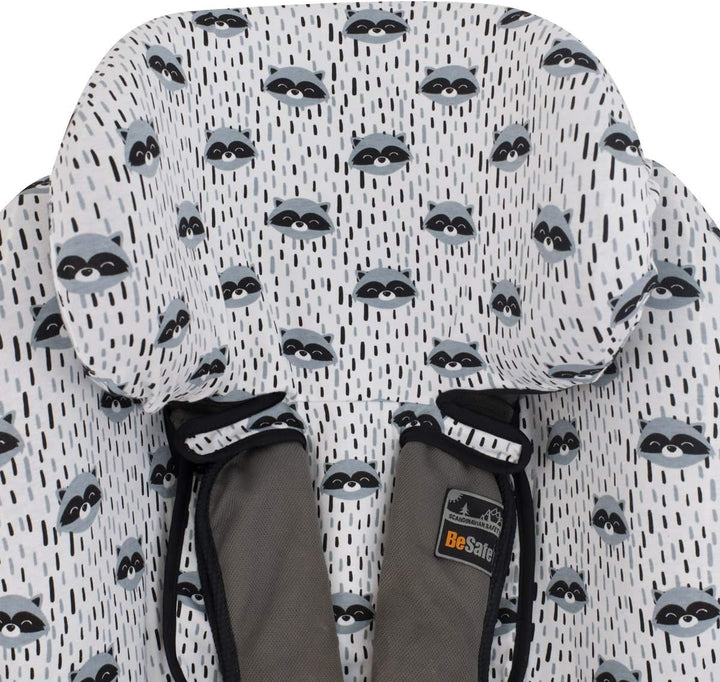 JYOKO KIDS Bezug für Autositze kompatibel mit Besafe Izi Plus (Raccoon), Raccoon
