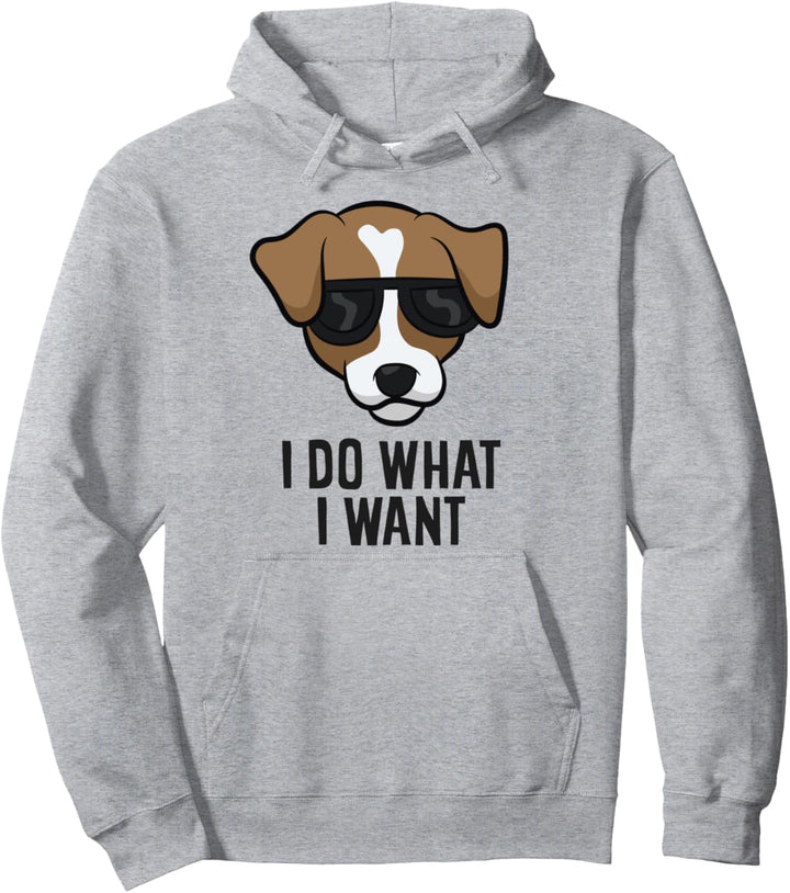 Jack Russel Terrier Hund Ich Mache Was Ich Will Jack Russell Pullover Hoodie