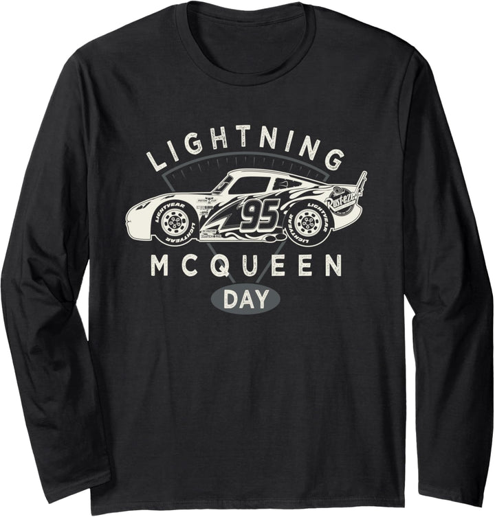 Disney and Pixar's Cars 95 Profile Lightning McQueen Day Langarmshirt