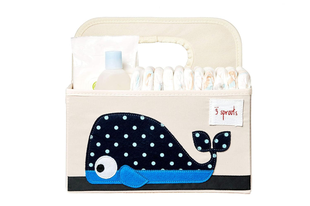 3 Sprouts - Wickeltasche Organizer - Baby Windel Caddy für Wickelutensilien - Wickelkorb & Wickelorg