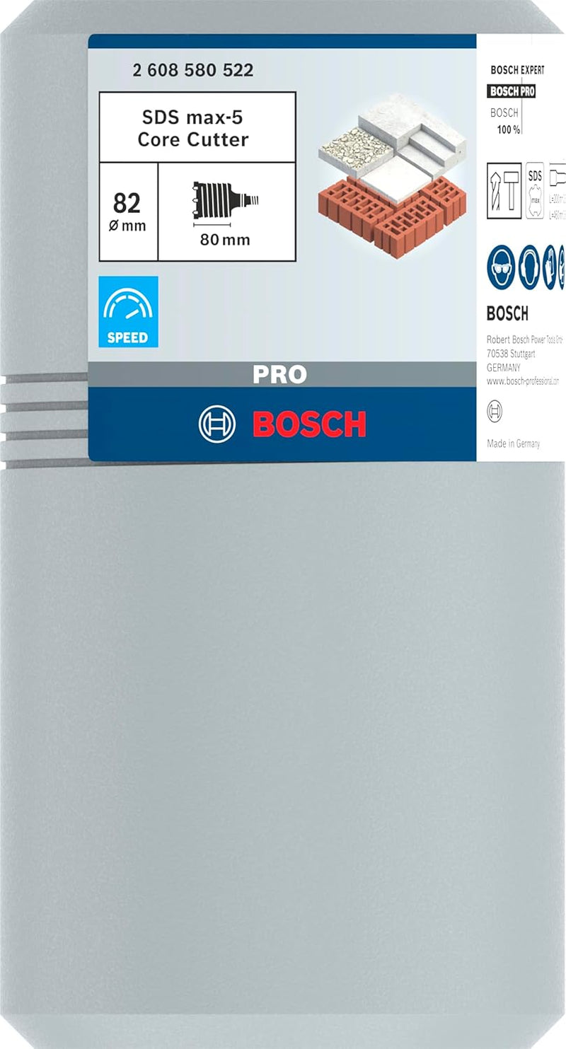 Bosch Accessories Bosch Professional Hohl-Bohrkrone SDS-max-9 Core Cutter zweiteilig mit Gewinde (Ø