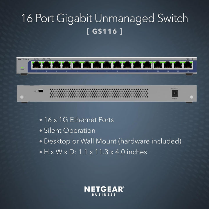 Netgear gs605uk Gigabit Smart Managed Plus Switch, ProSafe lebenslangen Schutz (GS105Ev2) schwarz Un