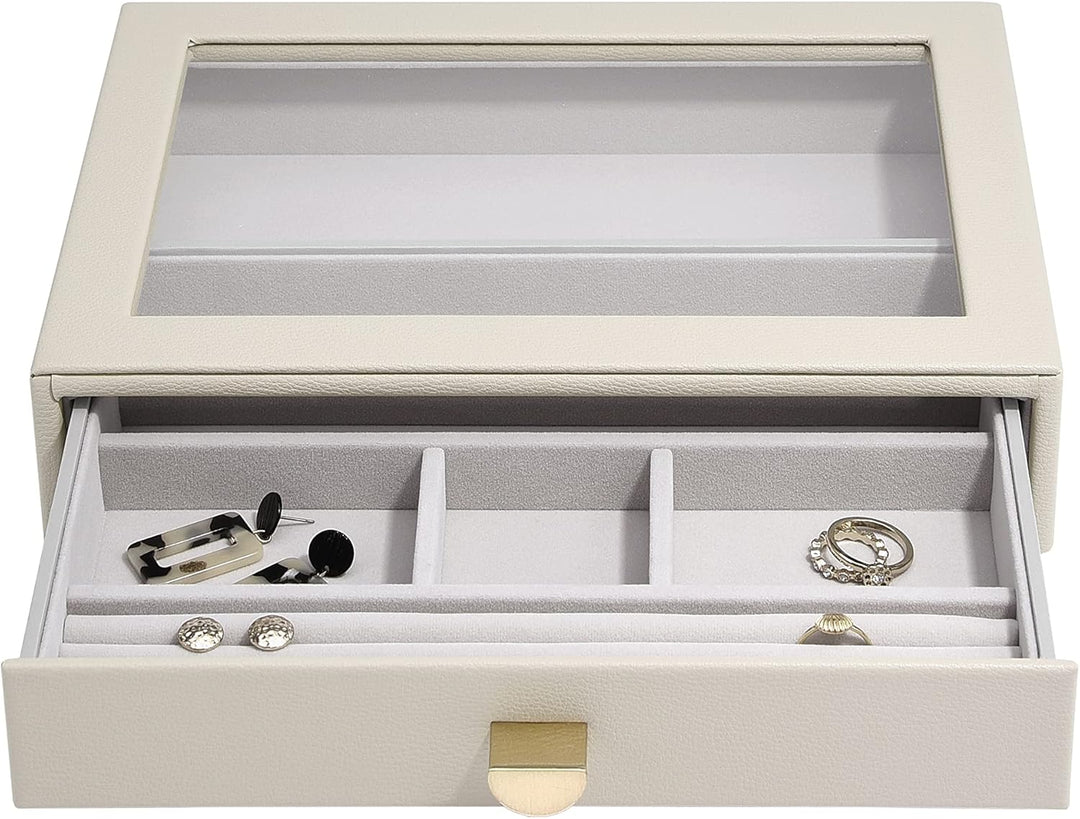 Stackers Oatmeal Classic Jewellery Box Display Drawer, Oatmeal