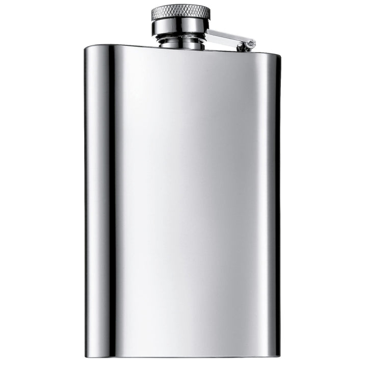 WMF Manhattan Flachmann Edelstahl 120 ml, 12cl, Cromargan Edelstahl mattiert, Flachmann klein, 12 x