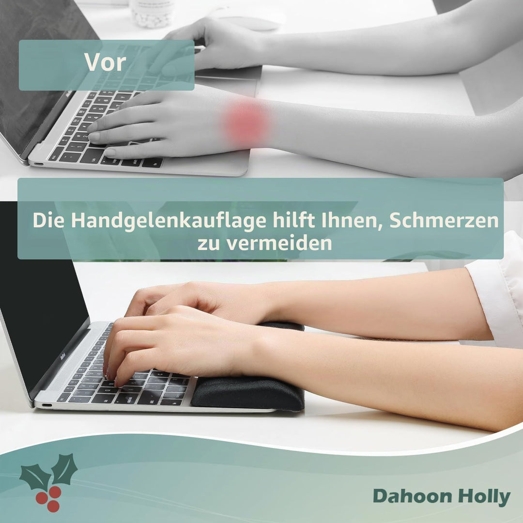 Handgelenkstützen für Laptop und Tastatur Ergonomische Memory Foam Laptop Handgelenkstütze für Handg