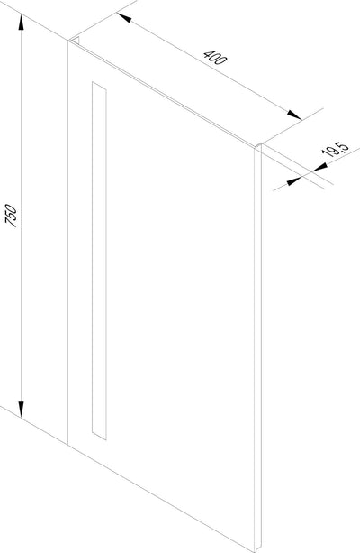 FACKELMANN LED Spiegel linear Mirrors/Wandspiegel mit LED-Beleuchtung und Ambientelicht/Masse (B x H