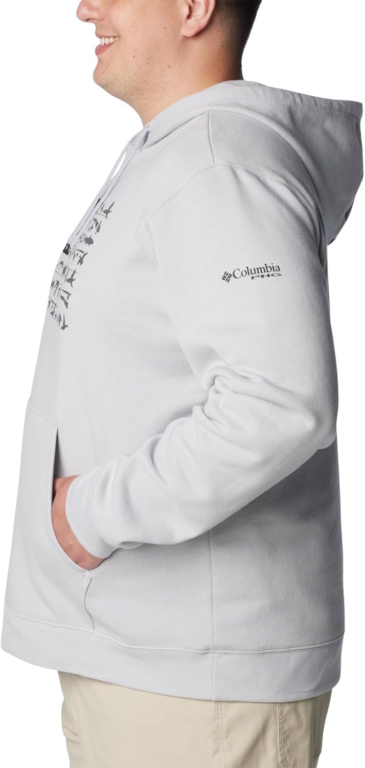 Columbia Herren PHG Game Flag Ii Hoodie Sweatshirt (1er Pack) L Cool Grey, Black Cast N Blast, L Coo