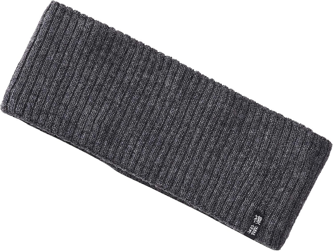 Enter the Complex® Stirnband für Damen und Herren aus 100% Merino Wolle, Winter Kopfband, weich und