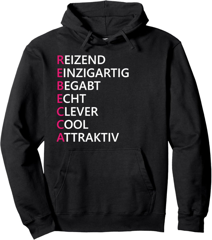 Vorname Rebecca Pullover Hoodie