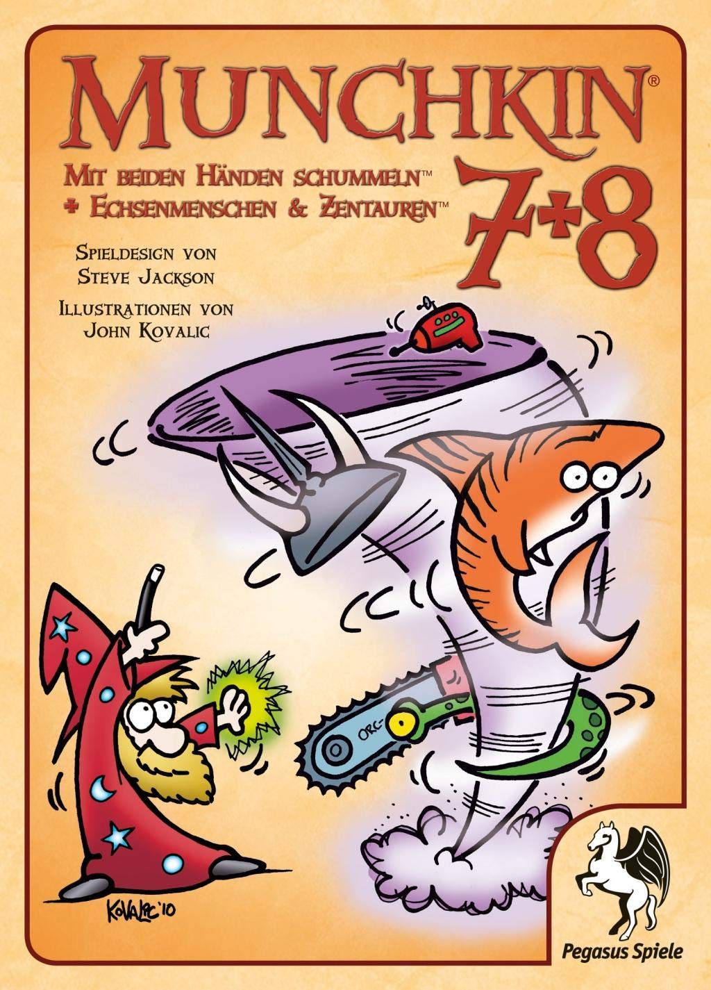 Pegasus Spiele 17226G - Munchkin 7+8, Kartenspiel Einzeln, Einzeln