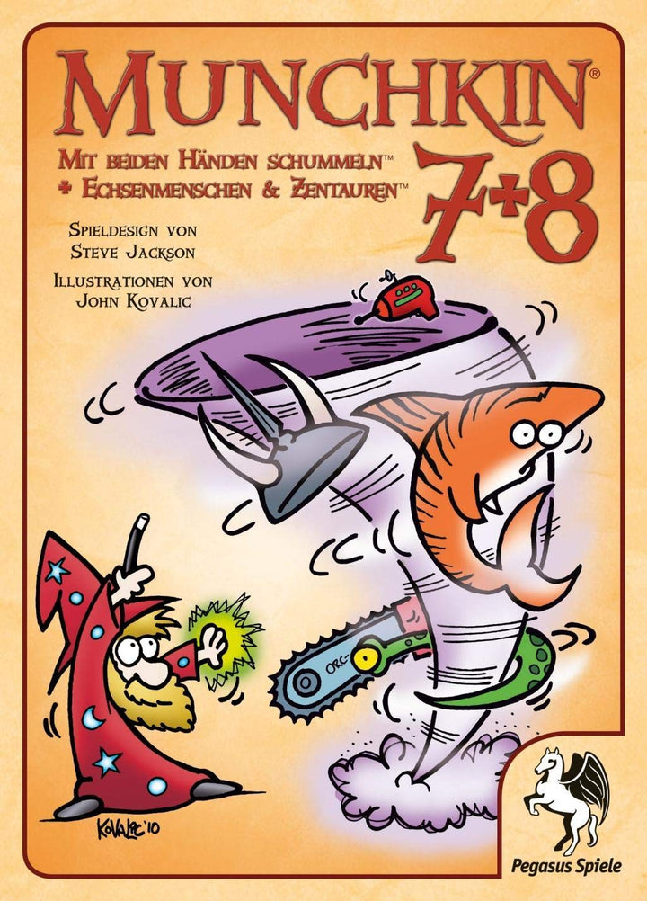 Pegasus Spiele 17226G - Munchkin 7+8, Kartenspiel Einzeln, Einzeln