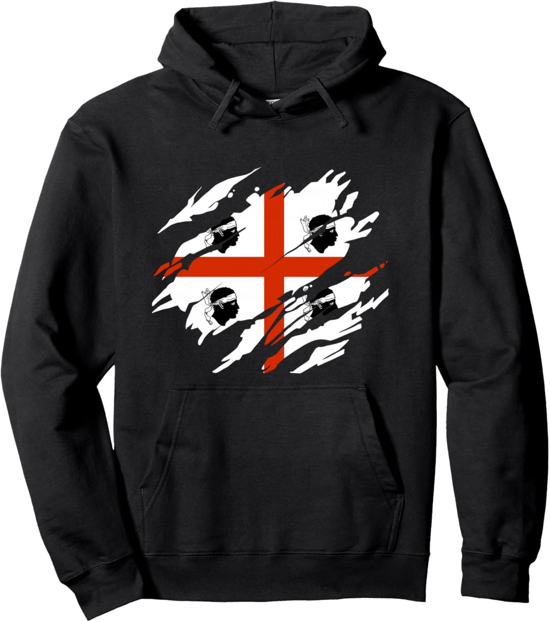 Sardinien Flagge Pullover Hoodie