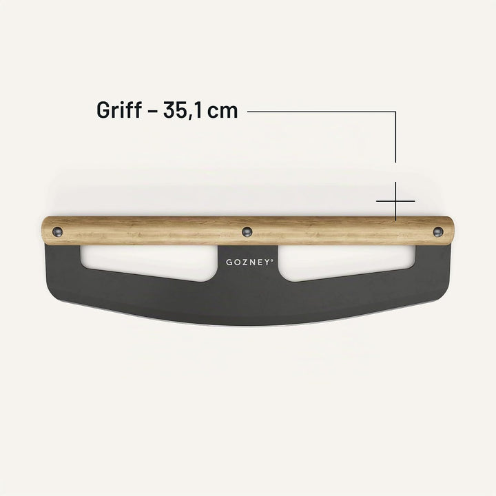 Gozney Pizza-Wippe mit Holzgriff und Edelstahlklinge, 33,5 cm scharfe Klinge, Pizzaofen-Zubehör