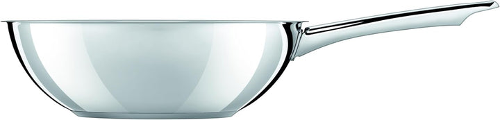 Silit Wuhan Wokpfanne Induktion 28 cm, Wok Edelstahl beschichtet, Wok Induktion, backofenfest