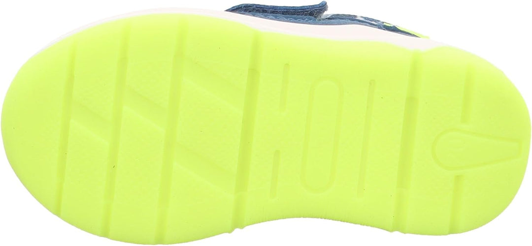 Superfit Mädchen Cooper Lauflernschuhe 20 EU Weit Blau Gelb 8020, 20 EU Weit Blau Gelb 8020