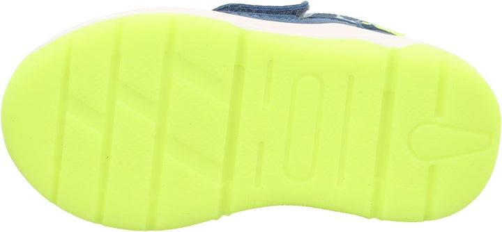 Superfit Mädchen Cooper Lauflernschuhe 20 EU Weit Blau Gelb 8020, 20 EU Weit Blau Gelb 8020