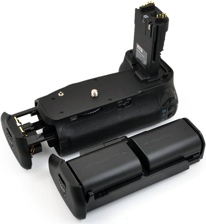 DSTE® Batterie Griff für Canon EOS 60D SLR Digital Kamera als BG-E9 mit (2 packung) LP-E6