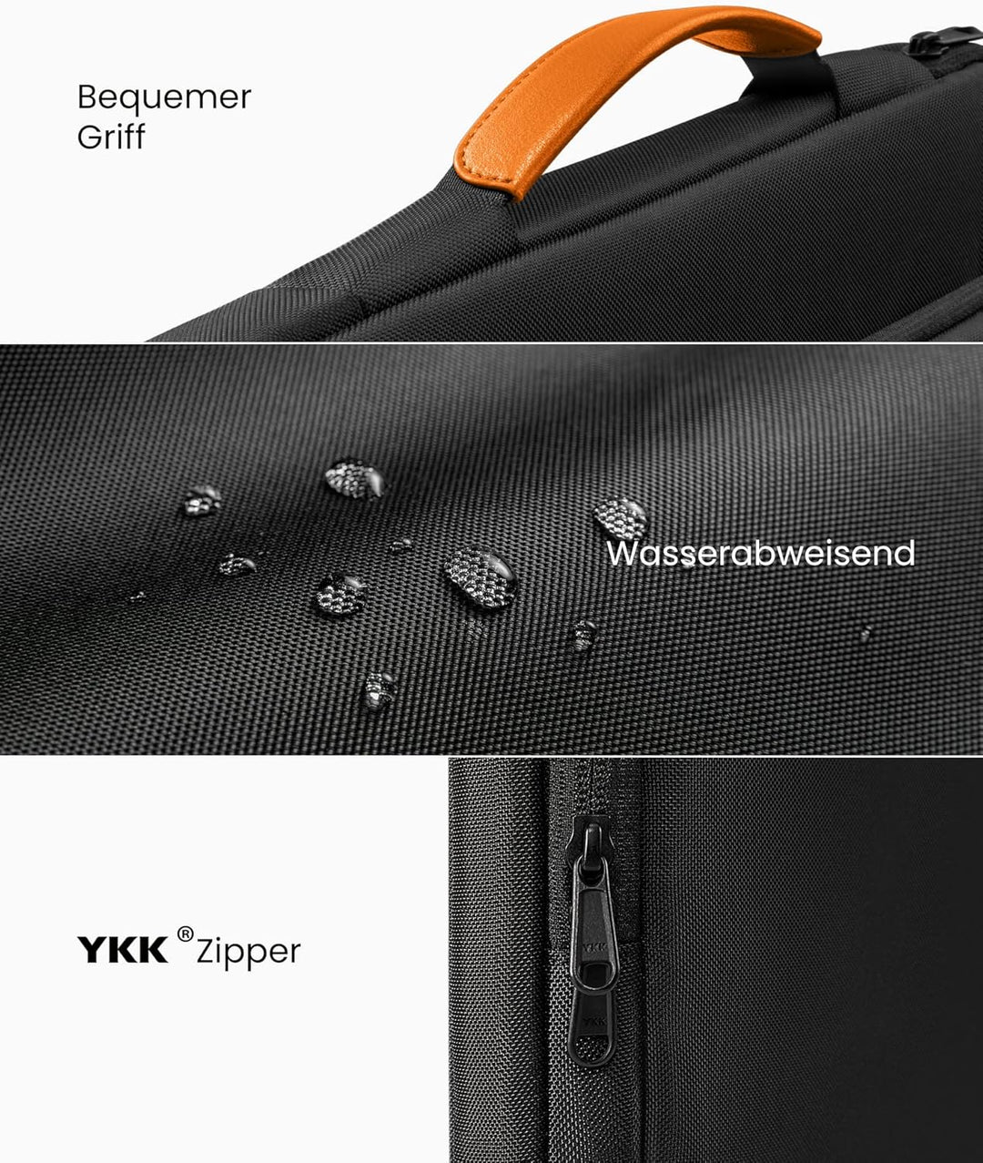tomtoc 360° Tasche Hülle für 13 Zoll Microsoft Surface Pro 9/8/X mit Signature Keyboard oder X Keybo