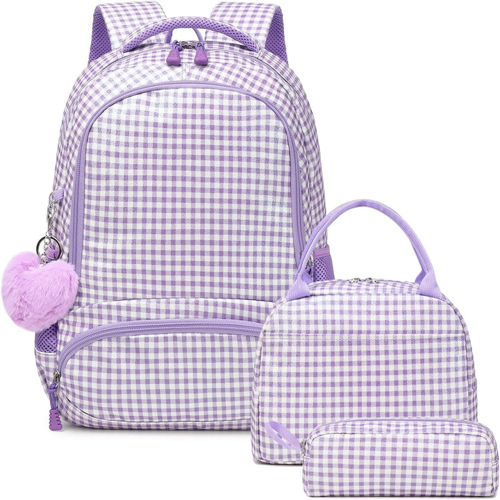 Schulrucksack Kinder Mädchen Grundschule Schultaschen Sets für Mädchen Kinderrucksack Daypack Gross