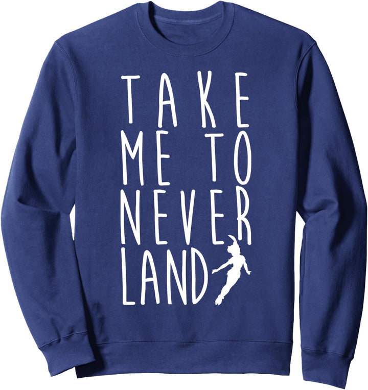Disney Peter Pan Take Me To Never Land Silhouette Sweatshirt