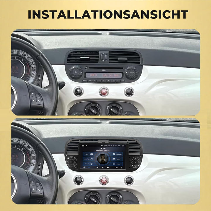 M.I.C. AFI7-L2 Android 14 Autoradio mit Navigation: MediaTek MT6765V, 4GB+64GB, 7 Zoll QLED Display,