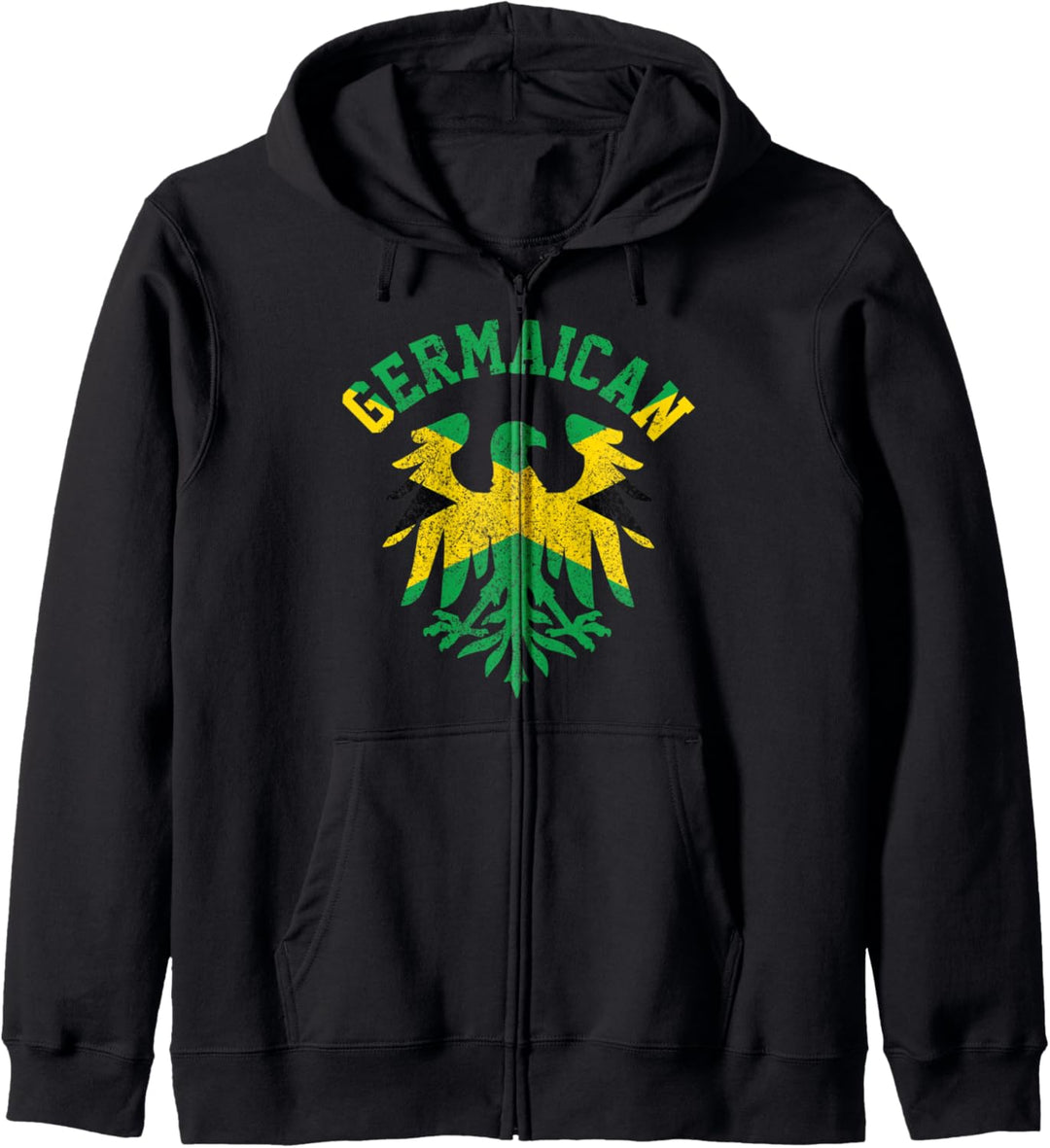 Germaican - Jamaika Flagge Reggae Rastafari Rasta Geschenk Kapuzenjacke