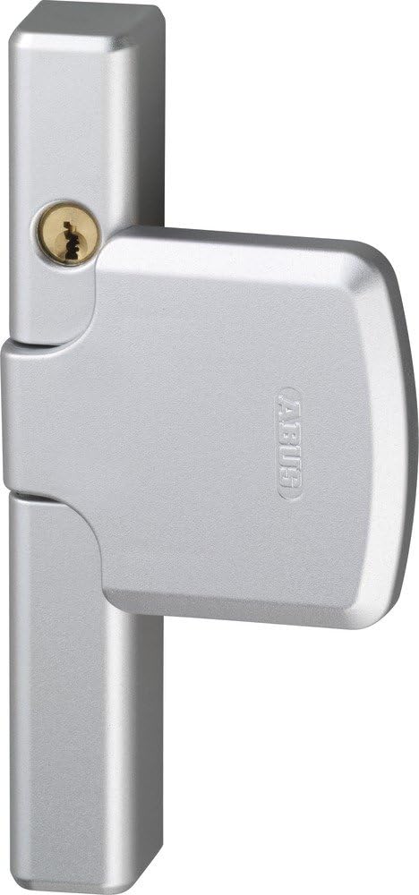 ABUS Fenster-Zusatzsicherung FTS206 AL0125 - Fensterschloss mit zweistufiger Verriegelung, gleichsch