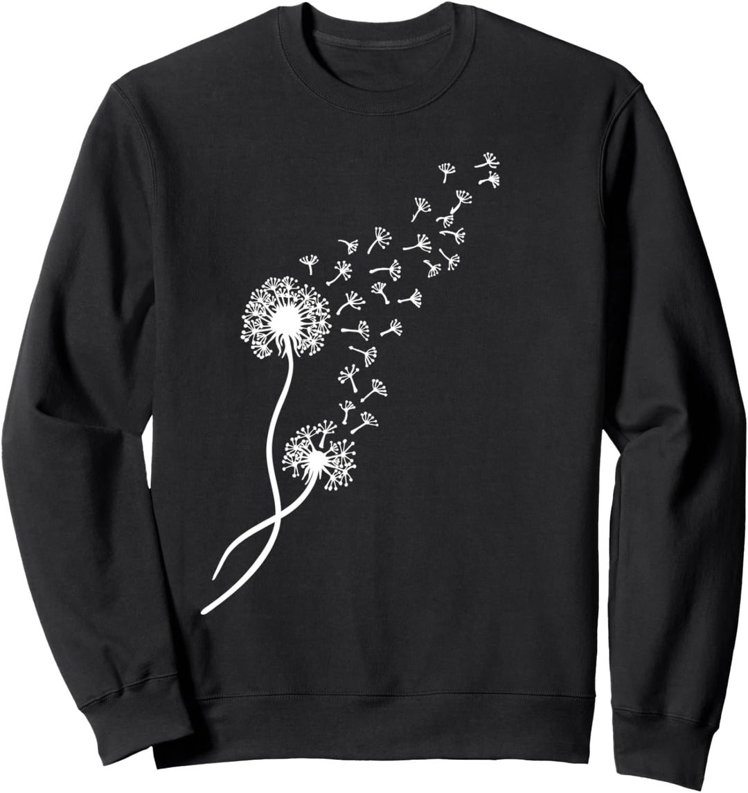 Pusteblume mit Samen, Löwenzahn, Blume, Frühling, Sommer Sweatshirt