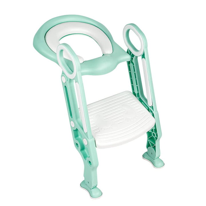 Töpfchentrainer Kinder-Töpfchen Toilettensitz Trainer Sitz für Kinder Toiletten Training mit Leiter/