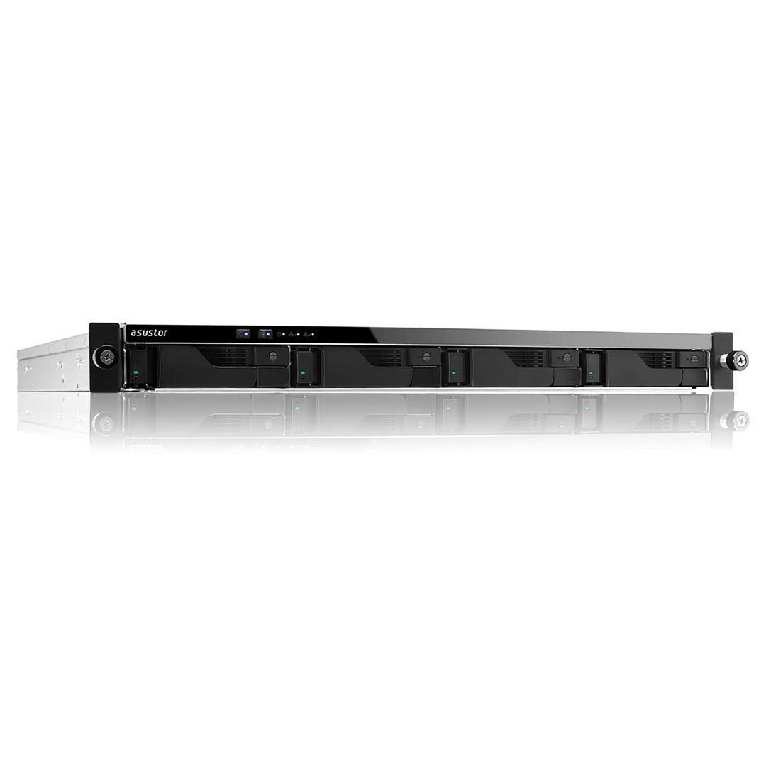 Asustor Lockerstor 4 AS6504RD 4 Bay NAS - Duale Stromversorgung Netzwerkspeicher Gehäuse, Quad Core