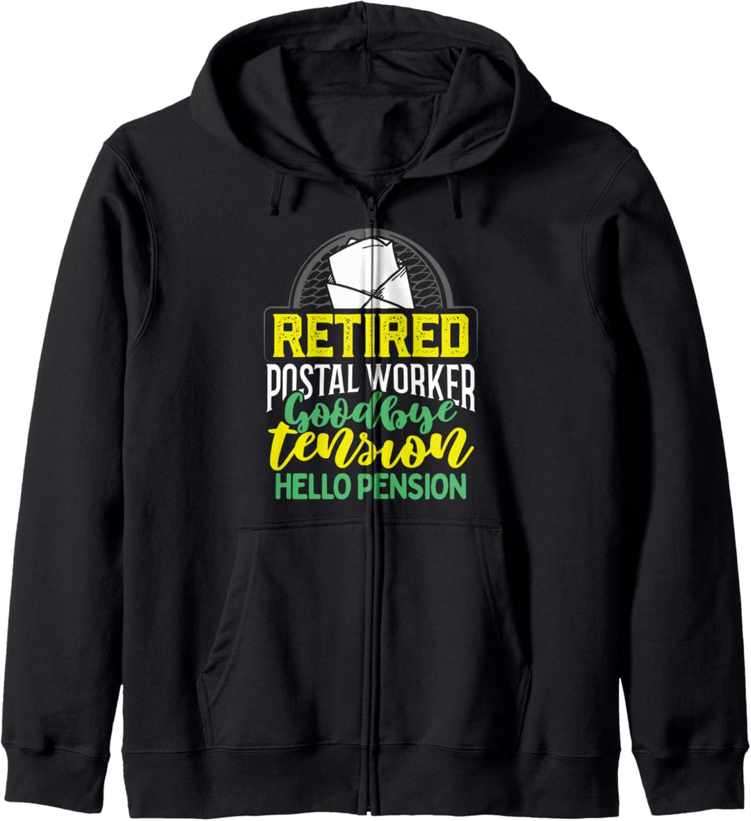 Retirement Mailman Party Design Retired Postal Worker Funny Kapuzenjacke