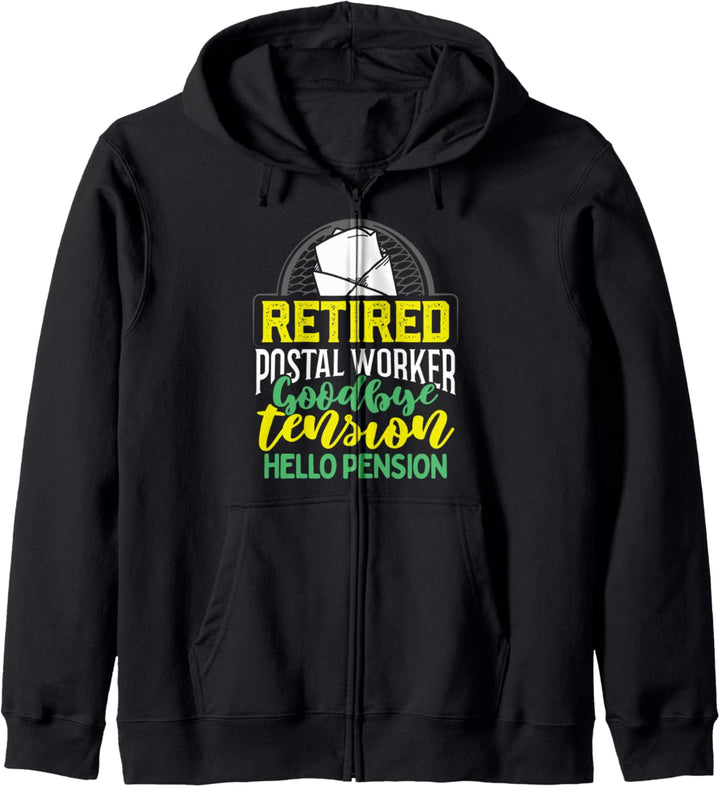 Retirement Mailman Party Design Retired Postal Worker Funny Kapuzenjacke
