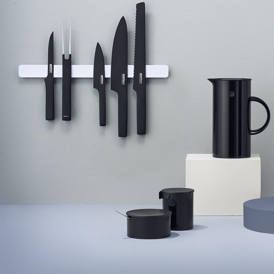 Stelton x-120-6 Pure Black Ausbeinmesser, Verchromter Edelstahl mit mattschwarzer Beschichtung, schw
