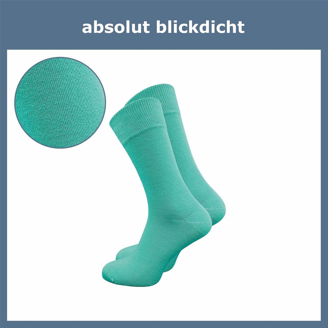 ca·wa·so Herren Socken aus 100% Baumwolle | Reine Baumwollsocken im 10er-Set | Freizeitsocken ohne N