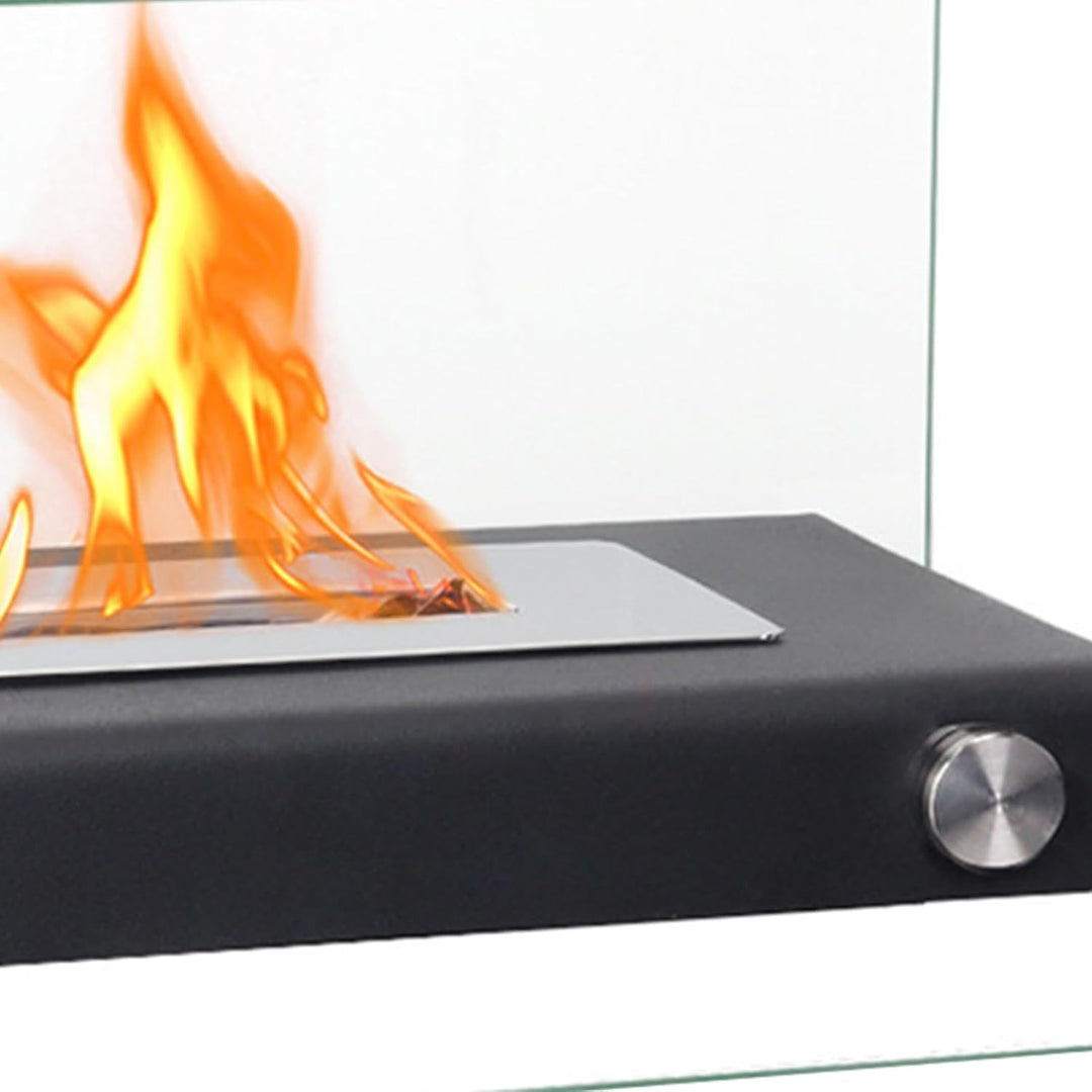 Feuerstelle Für Den Tisch | Tragbarer Windgeschützter Terrassenofen | Rechteckige Feuerstelle Mit Ei