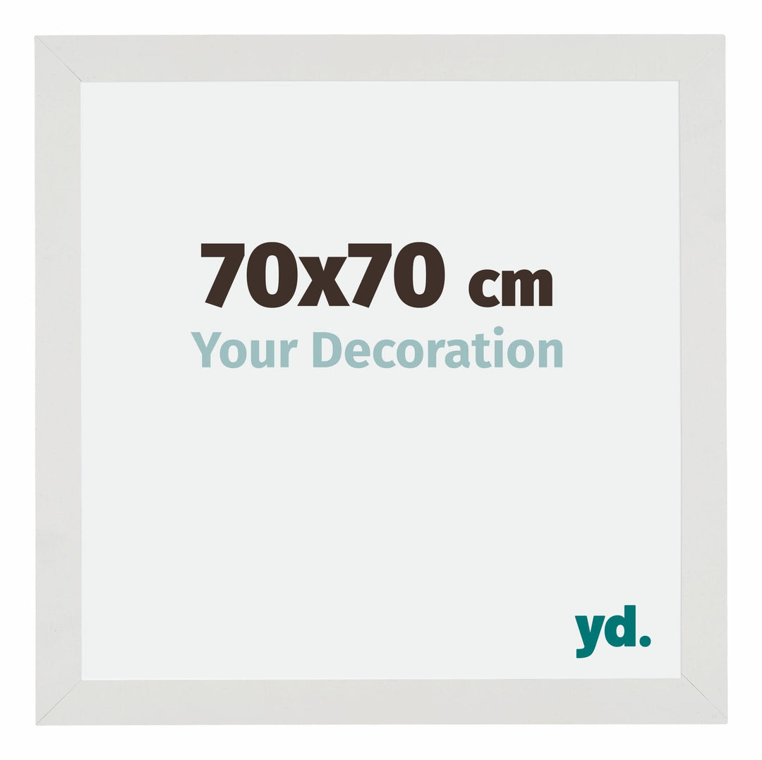 yd. Your Decoration - Bilderrahmen 70x70 cm - Bilderrahmen aus MDF mit Acrylglas - Antireflex - Ausg