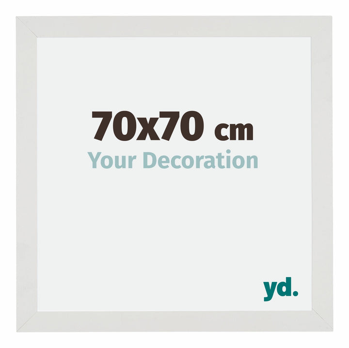 yd. Your Decoration - Bilderrahmen 70x70 cm - Bilderrahmen aus MDF mit Acrylglas - Antireflex - Ausg